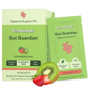 Gut Guardian, Organic Fiber, Probiotic & Prebiotic Powder, Sugar Free, Herbs ... - Picture 1 of 8