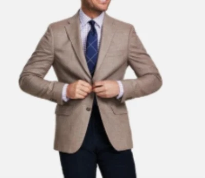 Tommy Hilfiger Para Hombre Calce Moderno Tostado Abrigo Deportivo Chaqueta 42 S NUEVO $275 CNRA1AJK0017 Foto 1 de 3