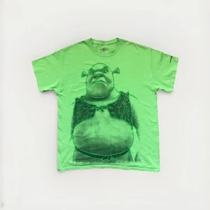 Vintage Y2K Discontinued Universal Studios Shrek 4-D Ride Tee Shirt Adult Large - Picture 1 of 7