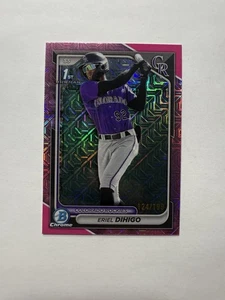 Bowman Chrome Prospects 2024 #BCP-200 (mojo rosa) Eriel Dihigo 124/199 - Imagen 1 de 2