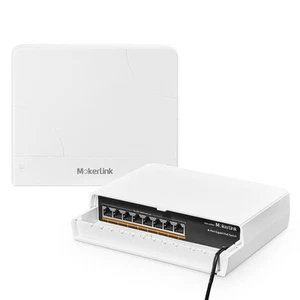 MokerLink 8 Port Outdoor Gigabit PoE Switch, 8 PoE+ Ports 1000Mbps, 802.3af/a... - Picture 1 of 7