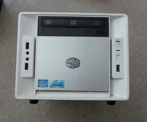 Cooler Master Elite 120 Shoebox USFF PC. Intel i3. B75M-ITX, PSU, 4GB DDR3 White - Picture 1 of 3