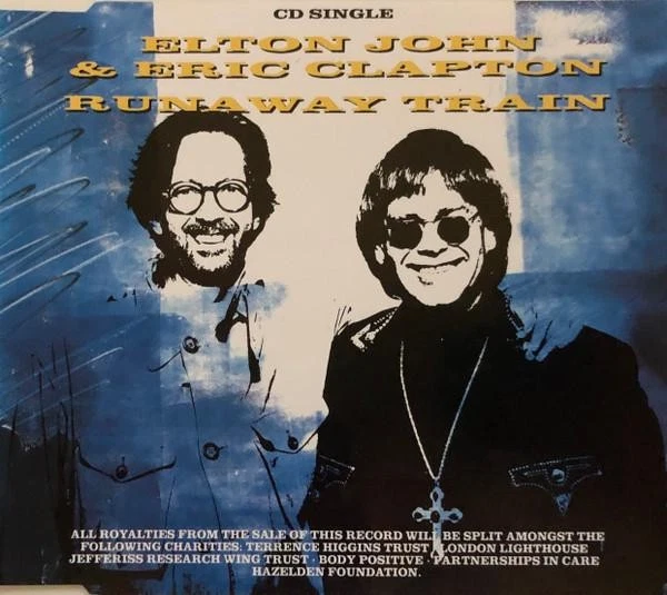 Elton John Runaway Train CD UK The Rocket Record Company 1992 EJSCD29 - Image 1 of 1