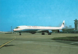 Postcard Airline Le Point Mulhouse Super DC. 8-71 F-GMFM CC8. - Picture 1 of 2