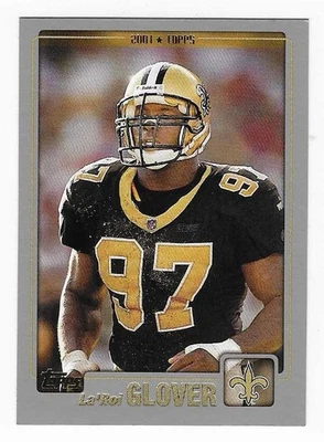 2001 Topps La'Roi Glove New Orleans Saints Football Card #262 - Image 1 of 2