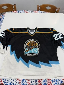 Cleveland Holzfäller Trikot XXL Haizahn 90er Bauer selten Jersey Ganchar #22 - Bild 1 von 8
