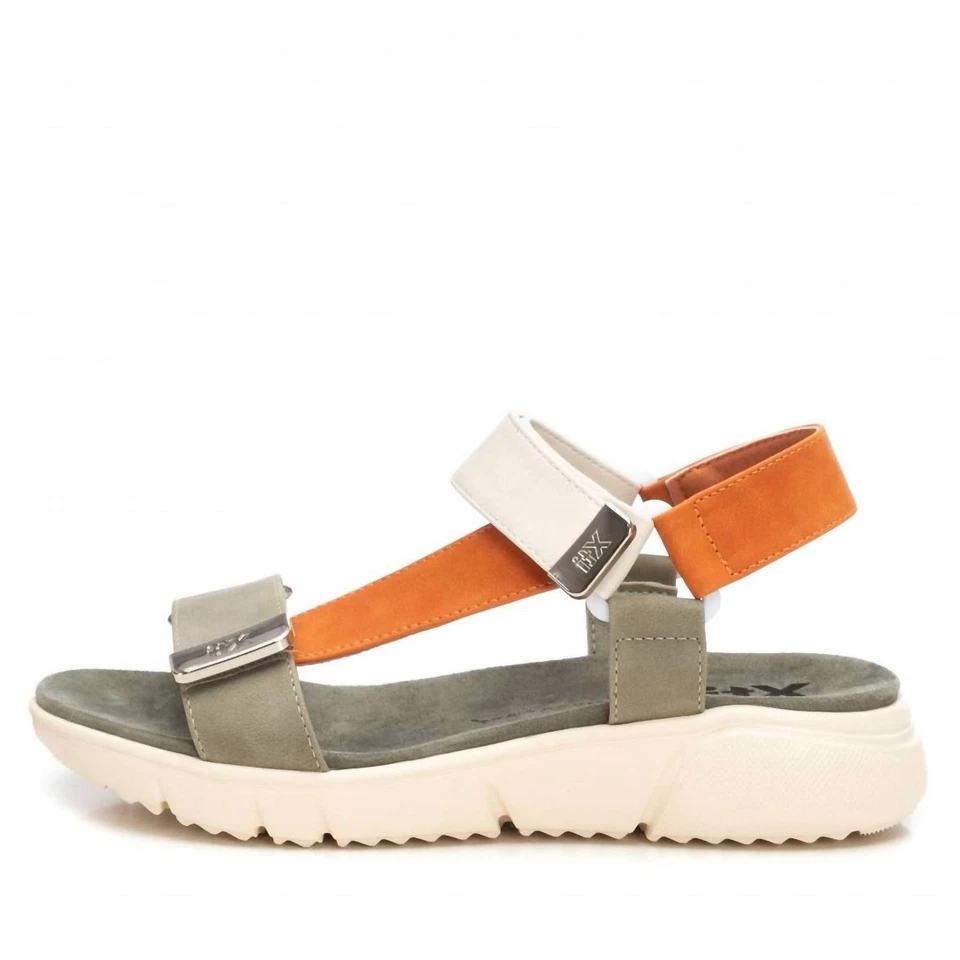 Sandalias informales para mujer Xti verde oscuro Foto 1 de 1