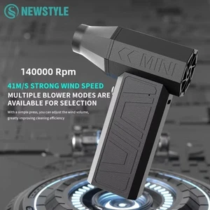 140000RPM Violent Fan Rechargeable Powerful Air Blower Electric Air Duster - Afbeelding 1 van 12