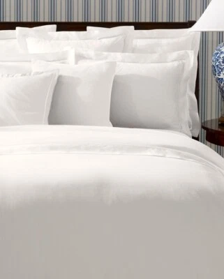 Ralph Lauren Palmer Percale 464 TC PALE FLNL Queen Flat Sheet $145 NIP - Image 1 of 4