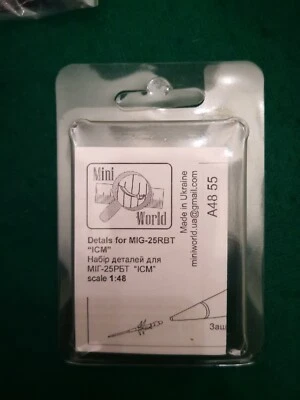 MiG25 RBT Pitots and Antenna  1/48 - Immagine 1 di 4