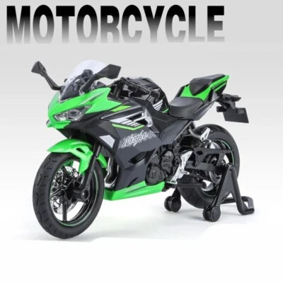 Modelo a escala 1:12 para Kawasaki Ninja 400 aleación deportes motocicleta di... - Imagen 1 de 4