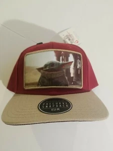 Star Wars Mandalorian The Child Mütze Pre-Curved Bill Snapback Cap Krempe Kunst Yoda - Bild 1 von 8