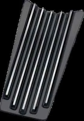 Panel de inserción de tablero personalizado Covington negro con aletas HD Electra Glide 89-07 Foto 1 de 3