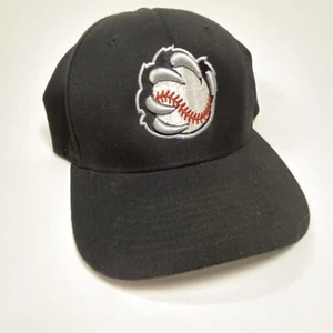 Baseball Cap Hat Claw Logo Black Pacific Headwear Pro Model Med-XL Flexfit - Picture 1 of 7