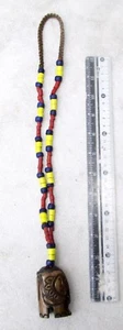 Vintage Nagaland Shaman Talisman Amulet Necklace Elephant Design. - Picture 1 of 3