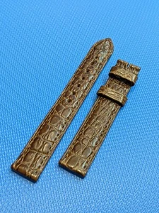 Original Cartier Armband 15mm-14mm matt braun Kroko - Bild 1 von 3