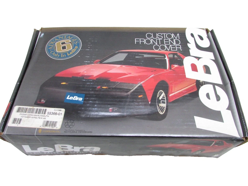 NOS! SADDLEMAN LeBra CUSTOM FRONT COVER FOR 91-93 DODGE CARAVAN PLYMOUTH VOYAGER - Image 1 of 4