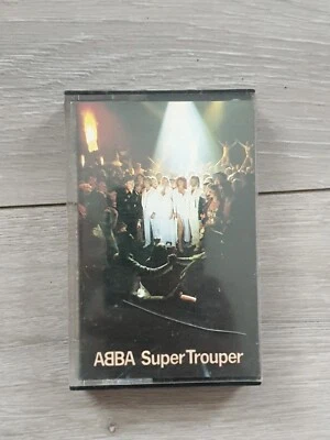 ABBA - Super Trouper Cassette Tape Album 1980 UK Epic 40-10022 - Image 1 of 4