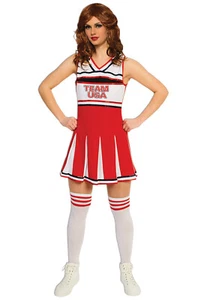 Team USA Cheerleader Adult Costume (X-Large) - Picture 1 of 1