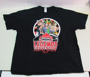 Camiseta WWE Chinlock Wrestling Legends Convention 2019 Kingston Ontario talla 2XL - Imagen 1 de 4