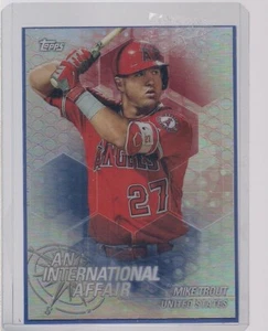 MIKE TROUT AN INTERNATIONAL AFFAIR 2019 TOPPS BASEBALL - Picture 1 of 2