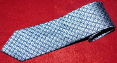 JOSEPH ABBOUD HECHO EN ITALIA AZUL/AZUL CLARO DISCOS MOTIVO CORBATA - CORBATAS DE DISEÑO. Foto 1 de 3