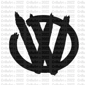 VDUB Style Sticker / Decal - Car Camper Van Window Trailer Bumper Sticker - Picture 1 of 2