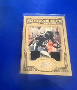 2008 Donruss Threads Materials Prime Antonio Gates /250 Jersey Chargers