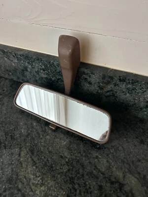 USED OEM 1994 Isuzu trooper rearview mirror. Brown - Image 1 of 3