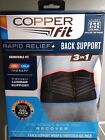 Copper Fit Rapid Relief Back Support 3 in 1 Hot/Cold Wrap, One Size Fits Most