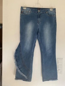 Apart süsse Jeans mit Volant am re.Bein Gr. 44 elastisch mittlere Waschung neu - Bild 1 von 4