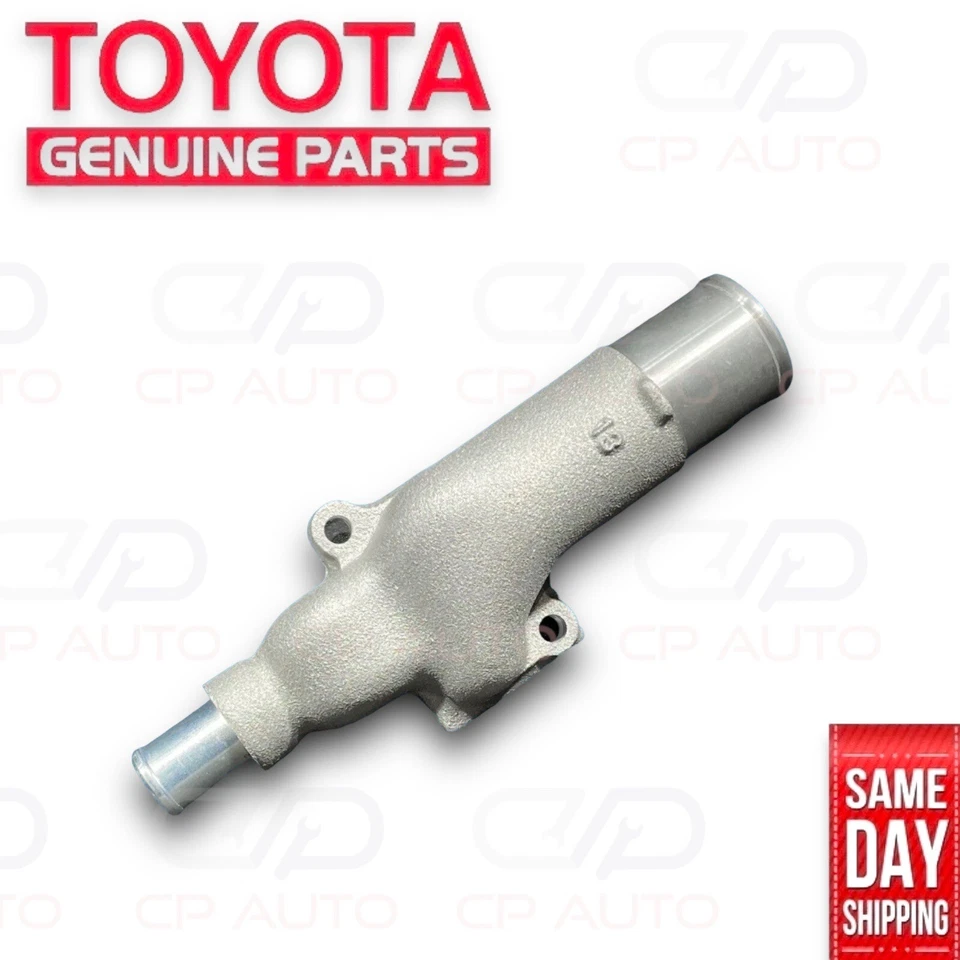 88 - 92 TOYOTA PICKUP 3.0L ENGINE COOLANT RADIATOR HOUSING WATER OUTLET OEM NEW - Image 1 of 4