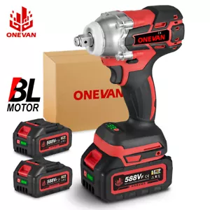 1/2"Cordless Electric Impact Wrench Drill Gun Ratchet Driver 2Battery For Makita - Picture 1 of 12