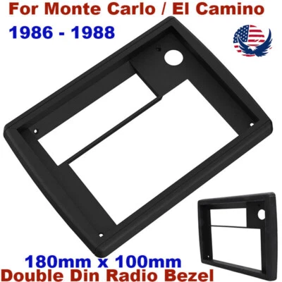 Double Din Radio Bezel Bracket For Chevrolet Monte Carlo / El Camino 1986 -1988 Foto 1 de 4