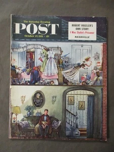 Vintage Saturday Evening Post October 27, 1951 Constantine Alajalov cover - Picture 1 of 4