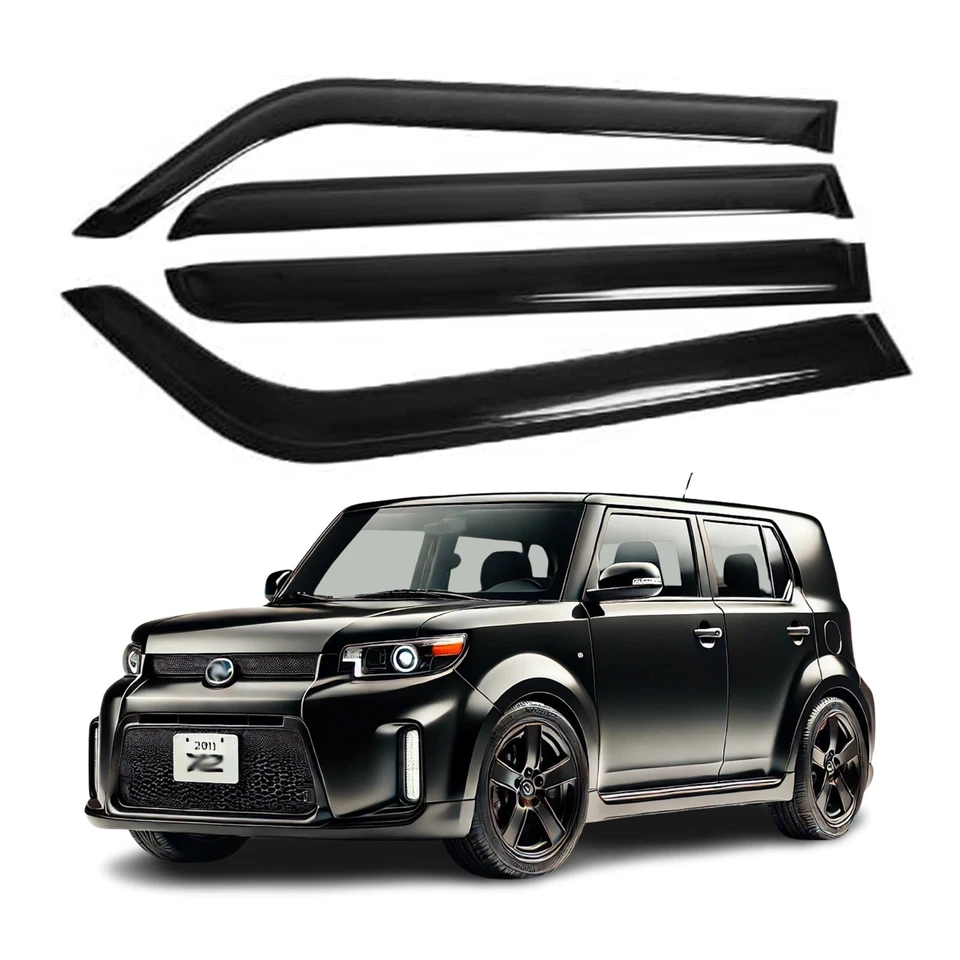 Fits Toyota Scion xB 2008-2015 Side Window Visor Sun Rain Deflector Guard Thick - Image 1 of 4