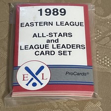 1989 PROCARDS EASTERN LEAGUE ALL-STARS & LEAGUE LEADERS CARD SET  TINO MARTINEZ