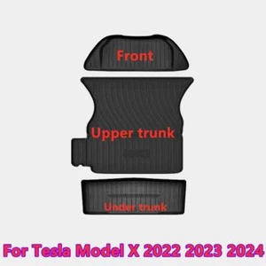 Front Frunk Trunk Cargo Mat Liner Box Pad Anti-Skid For Tesla Model X 2022-2024 - Picture 1 of 10