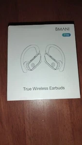 BMANl T16 True Wireless Sport Earbuds Purple Earhooks Built-in Mic  - Picture 1 of 5