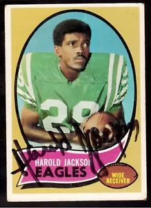 1970 TOPPS #72 HAROLD JACKSON AUTOGRAPH, SIGNED CARD - Picture 1 of 1
