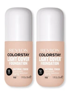 2 Revlon Light Cover Foundation Natural Finish SPF35 EXP - Picture 1 of 1