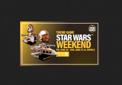 Xander Bogaerts San Diego Padres Star Wars X-Wing 2025 Bobblehead SGA - Image 1 of 2