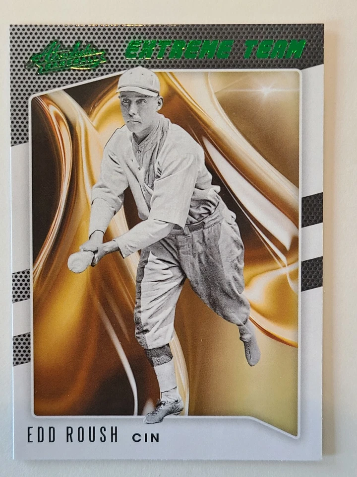 2021 Absolute Baseball Extreme Team Green Variation #ET-1 Edd Roush - Image 1 of 1