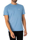 T-shirt homme Barbour Essential Sports sur mesure, bleu