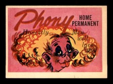 1960 Leaf Foney Ads #15 Phony Home Permanent   EX X2604942