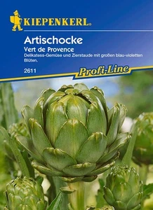Alcachofa "Vert de Provence" verduras + semillas ornamentales para 35 plantas 2612 - Imagen 1 de 2