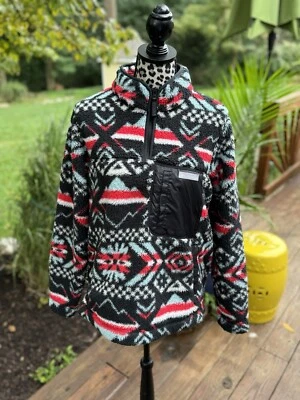 Pullover Columbia Sherpa Fleece West Bend Multicolor 1/4 Cremallera Talla XL Nuevo G6 Foto 1 de 4