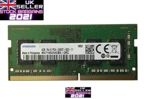 Samsung 4 GB 2400 MHz DDR4, 260-Pin SO-DIMM DDR4 Memory Module (K180) - Picture 1 of 3