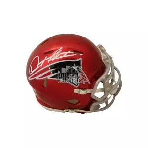 Doug Flutie Autographed New England Patriots Flash Mini Helmet - BAS (White Ink) - Picture 1 of 1