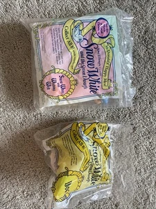 1992 McDonald’s Happy Meal Toys - Snow White And The Seven Dwarfs Lot Of 2 - Picture 1 of 4